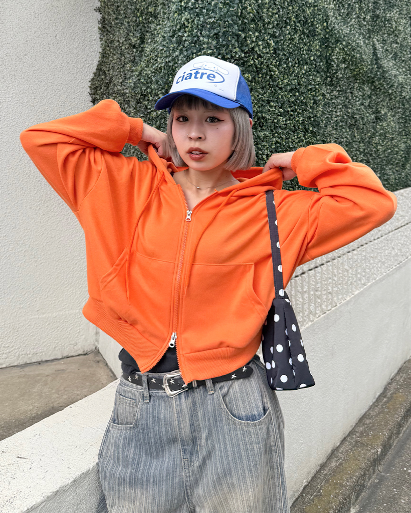 ツーウェイカラフルフードジップアップ | ファッション通販サイト NUGU