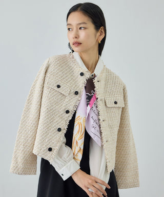 ROPÉ(ロペ) ノーカラージャケット 通販｜J'aDoRe JUN ONLINE