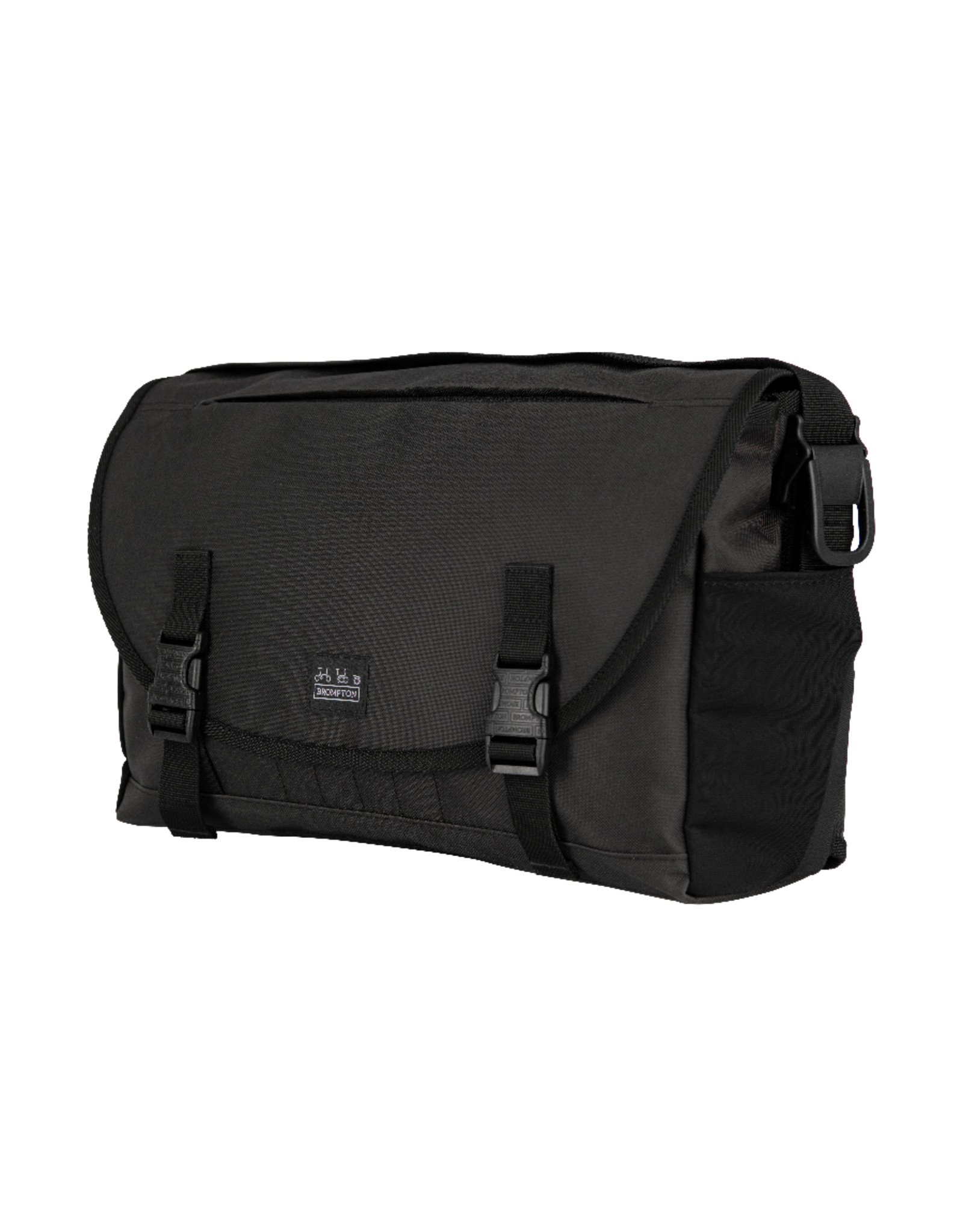 Brompton - Luggage - Metro Messenger Bag, Medium, Black w/frame