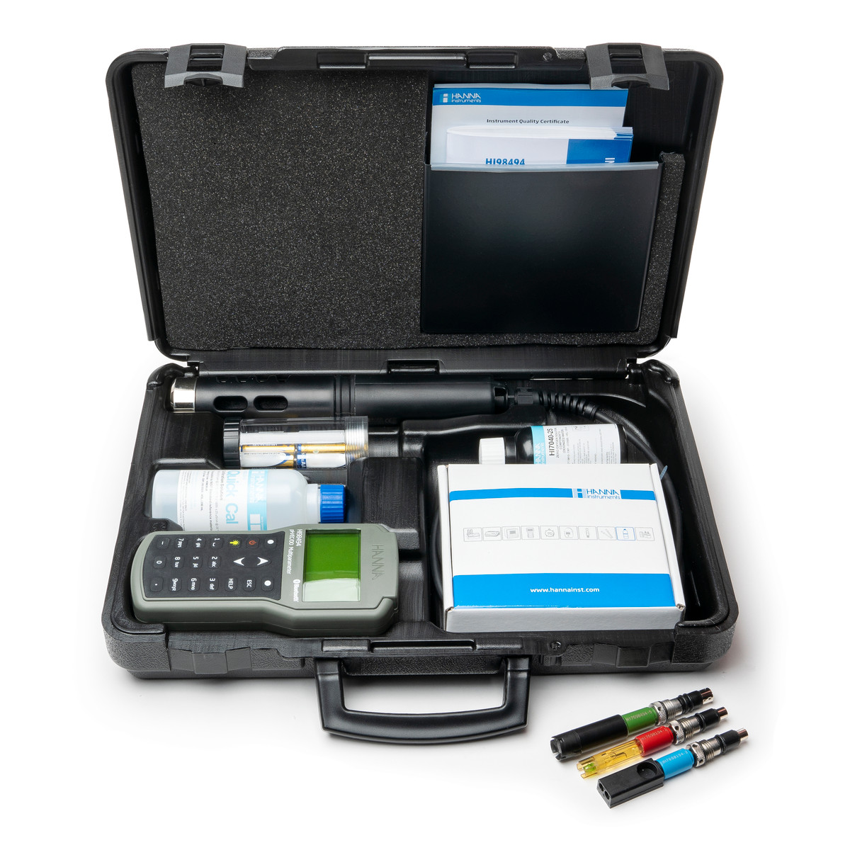 Portable Multiparameter pH/EC/opdo® Meter with Bluetooth® - Hanna
