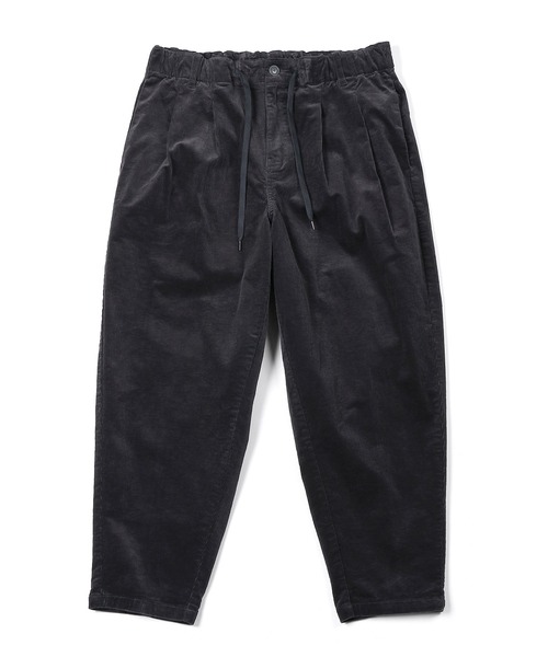W-TUCK WIDE CORDUROY PANTS：2タック ワイドテーパード コーデュロイ