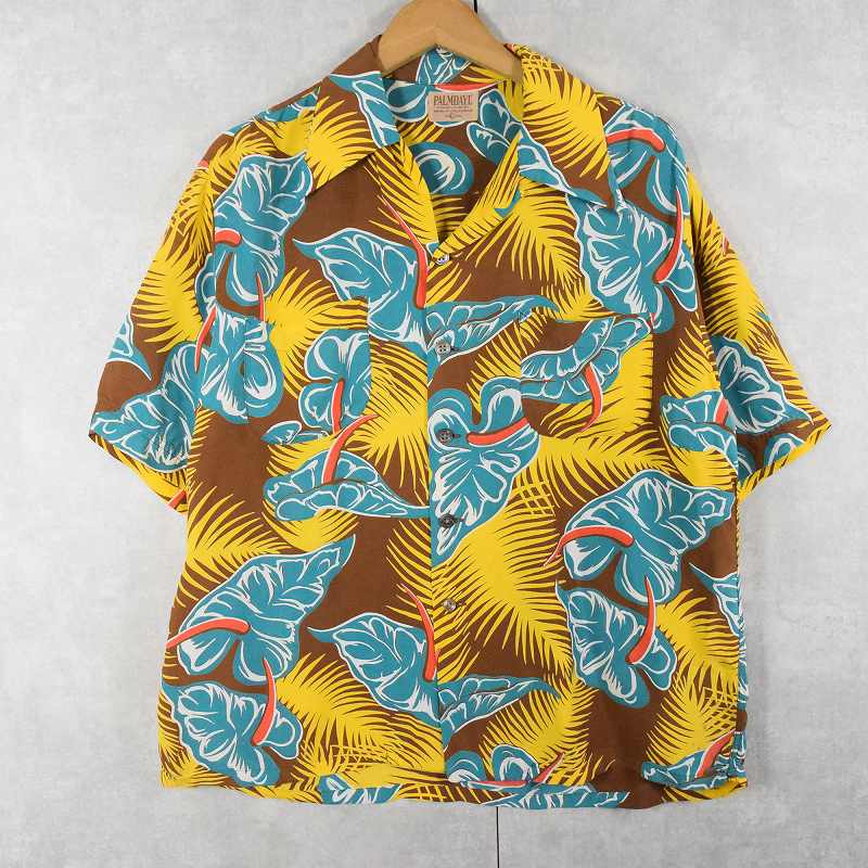 vintage50s 50s アロハシャツ 開襟シャツ オープンカラーシャツ アロハ
