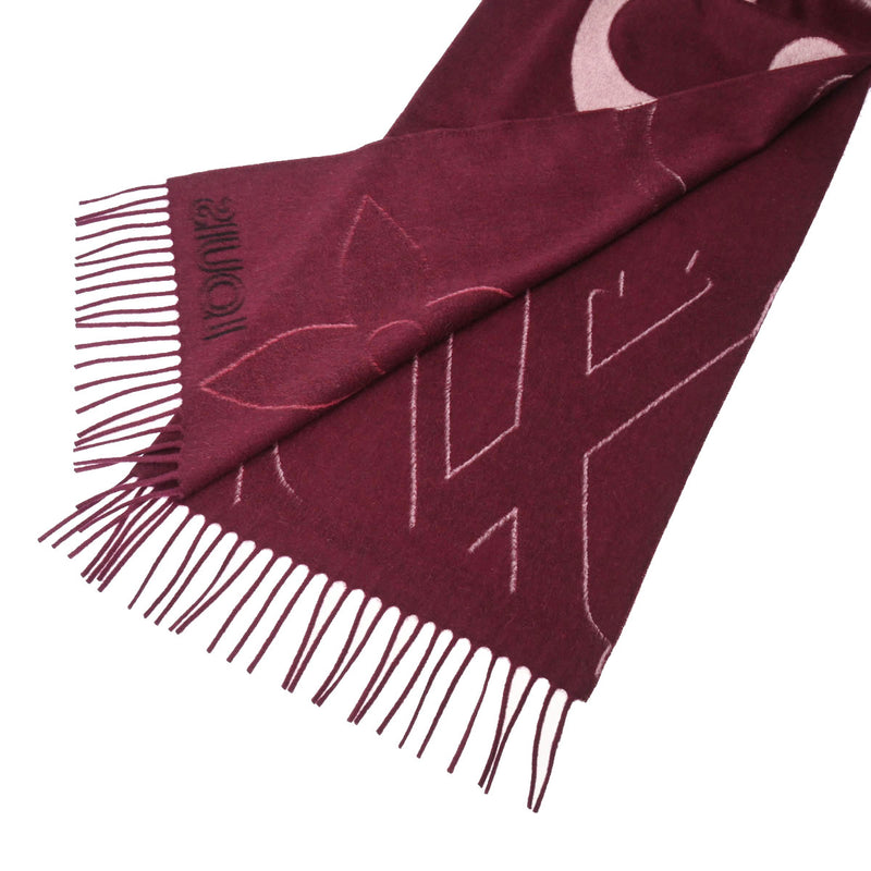 ルイヴィトンエシャルプ ジ アルティメット ワインレッド系 ユニ