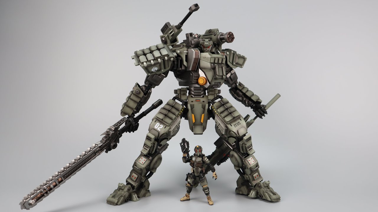 开盒分享】JOYTOY暗源1/18 新宙斯机甲重火力版NEW ZEUS MECHA HEAVY