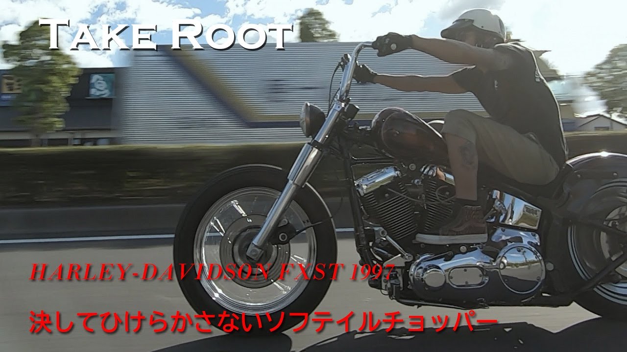 Take Rootのハーレー ソフテイルEVO(エボリューション)のチョッパー
