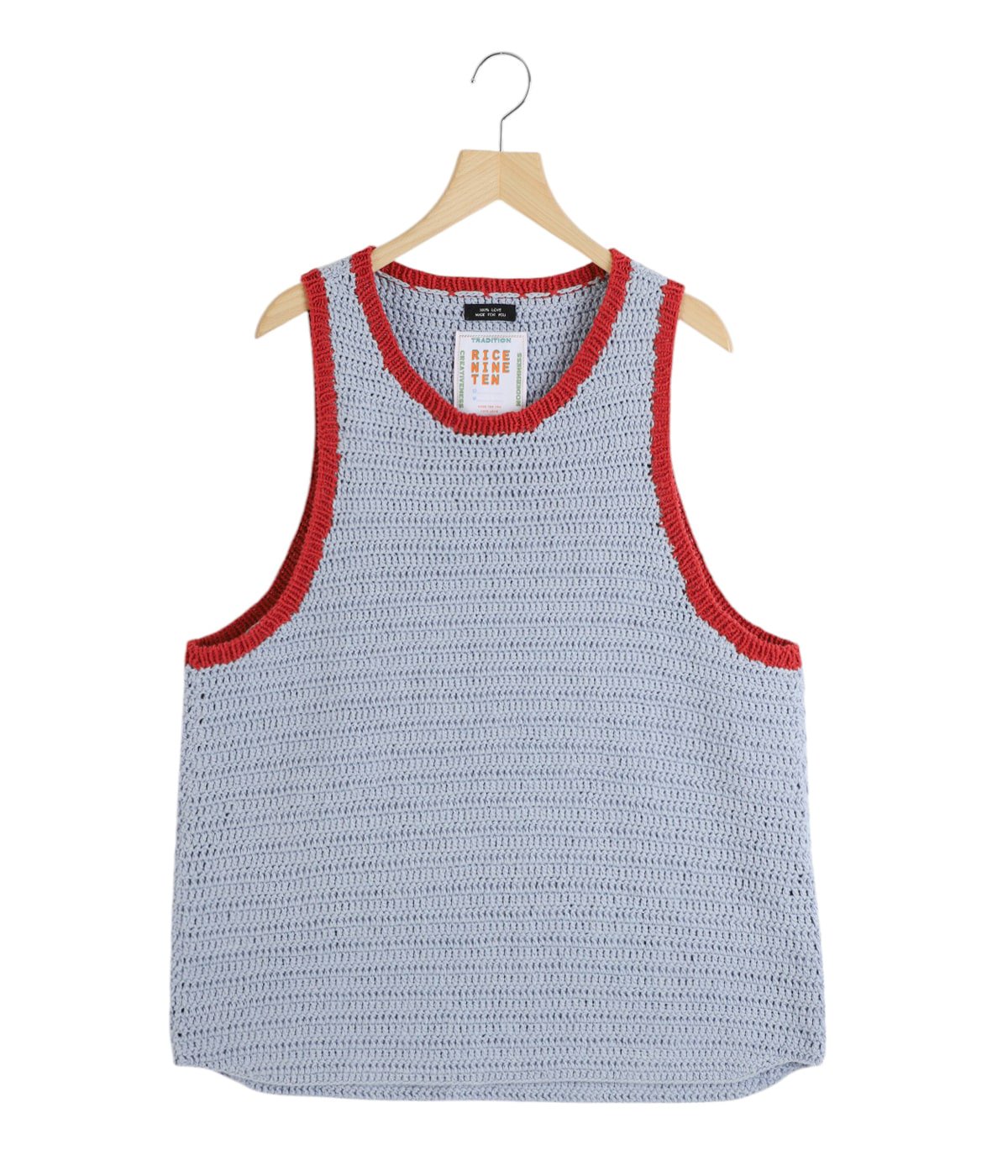 CROCHET TRIM TANK TOP | RICE NINE TEN(ライス ナイン テン