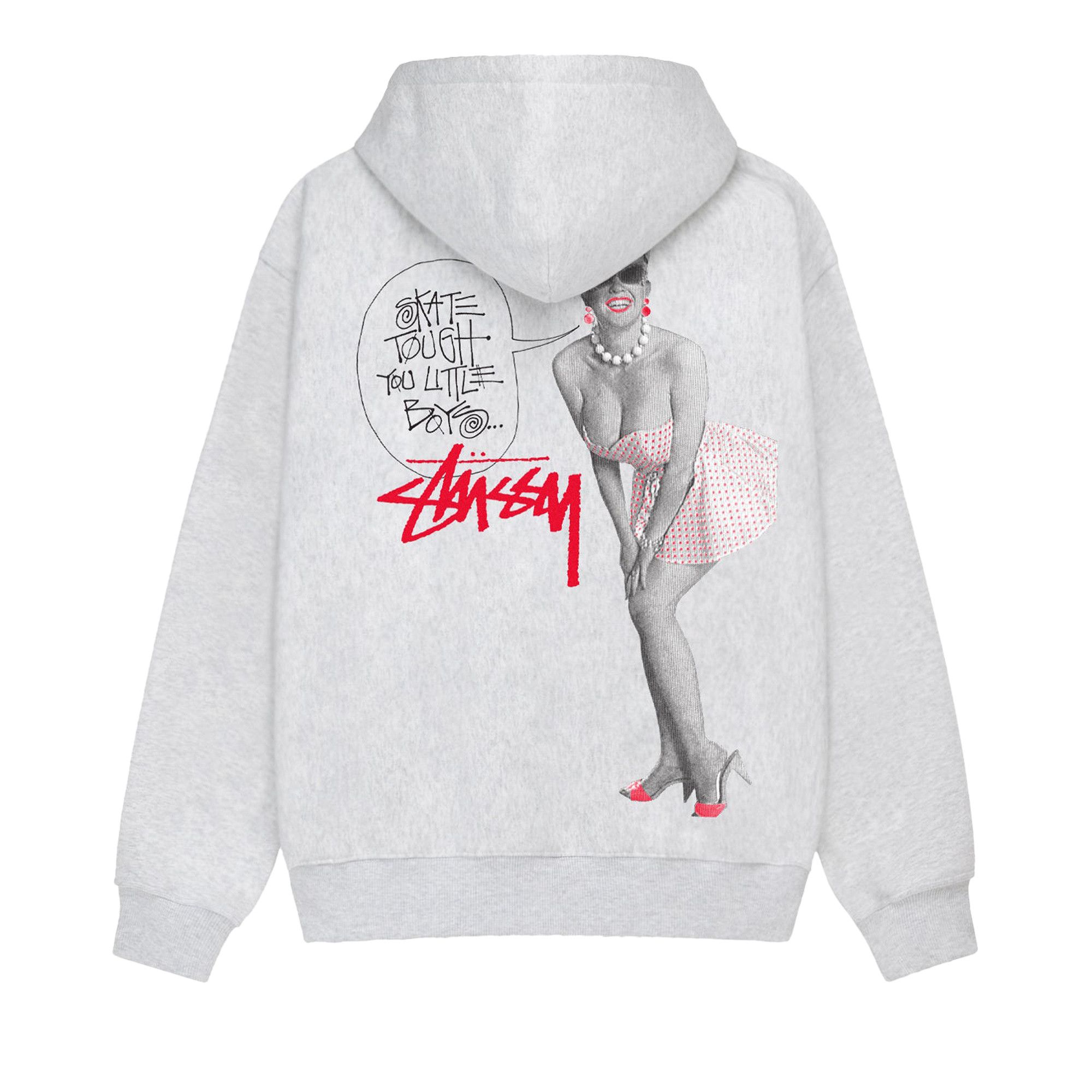 Buy Stussy Skate Tough Zip Hoodie 'Ash Heather' - 1974935 ASH | GOAT