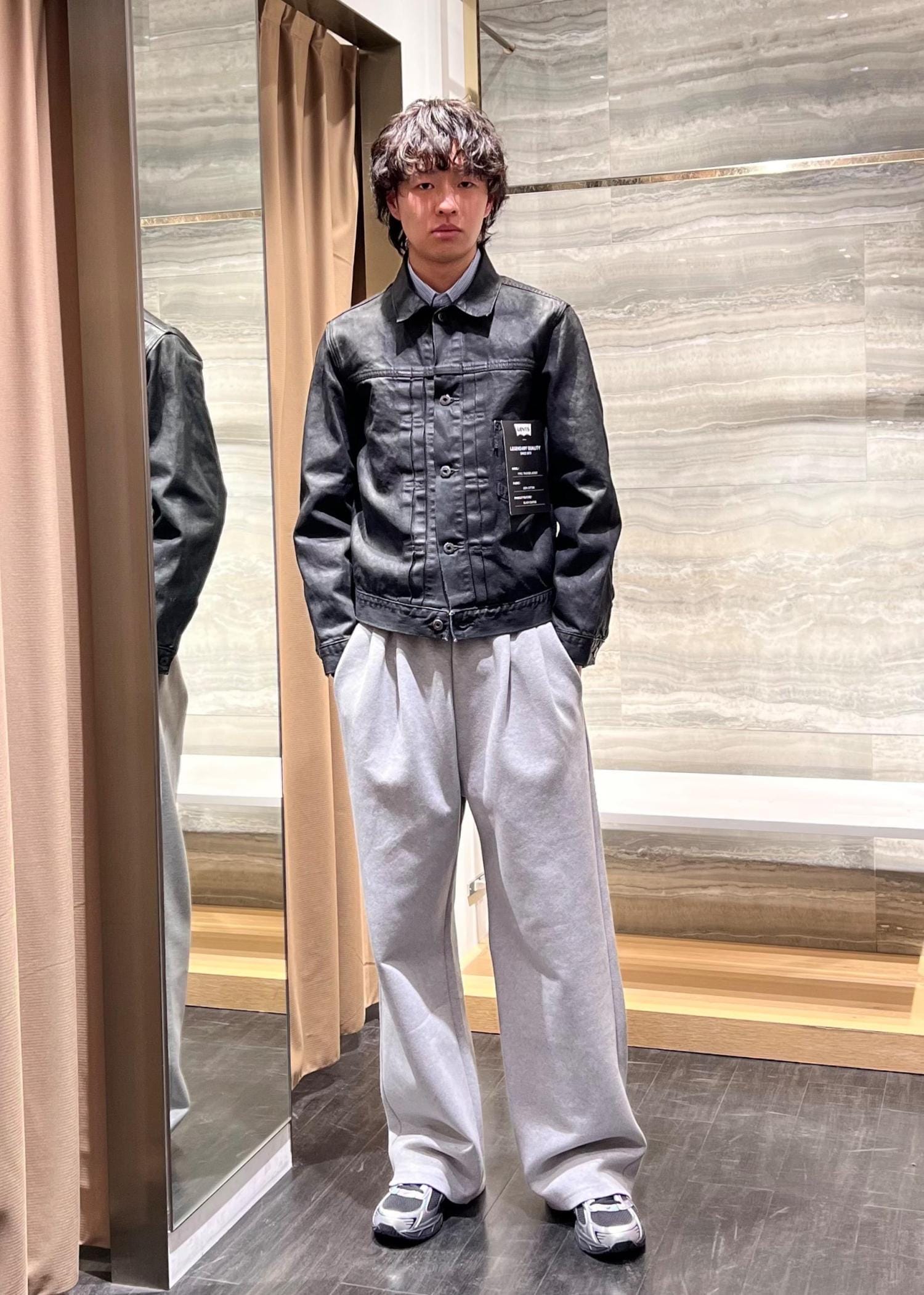 Levi's(R)| BIOTOP】 TYPE 2 TRUCKER BLK EX / maru / ADAM ET ROPÉ