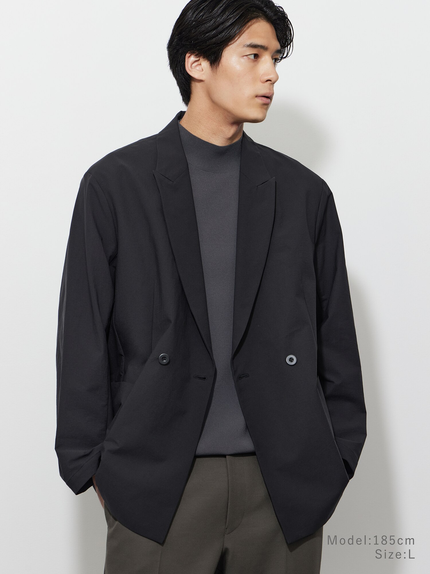 PLST(プラステ)公式 | テックストレッチダブルブレストジャケット