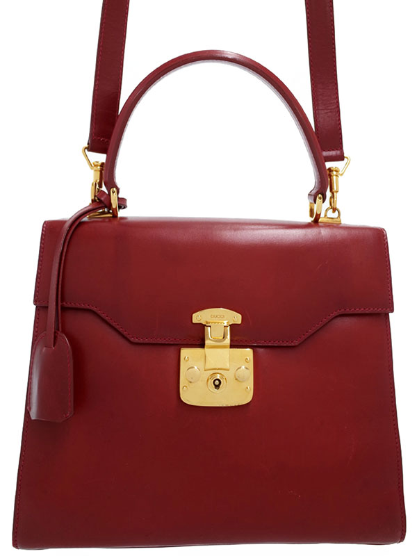 GUCCI】【ヴィンテージ】【オールドグッチ】グッチ『レザー 2WAY