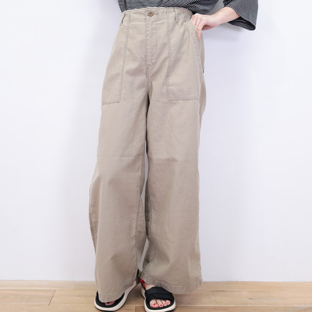 再入荷】Le pivot ルピボット 4420 バックサテンベイカーラフパンツ