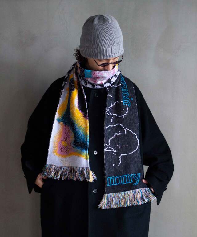 MONTMARTRE NEW YORK Yin&Yang Scarf MULTI - Mens | rroomm