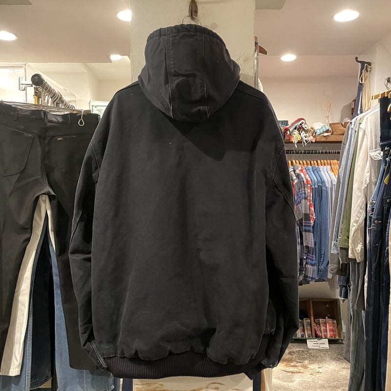 90s Carhartt アクティブジャケット ブラック ダック地 ワーク
