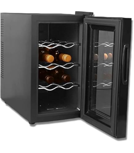Amazon.co.jp: ワインセラー 12本収納 33L 12~18℃ ペルチェ式ミラー