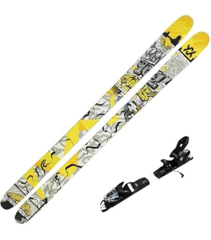 Amazon | ビンディング付きフリースキー RIOT SKIS SLAM+XPRESS10