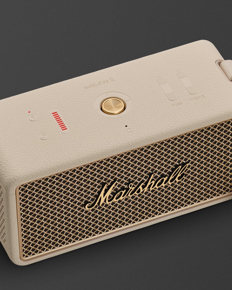 最大30時間の再生時間を誇るMiddleton II | Marshall.com