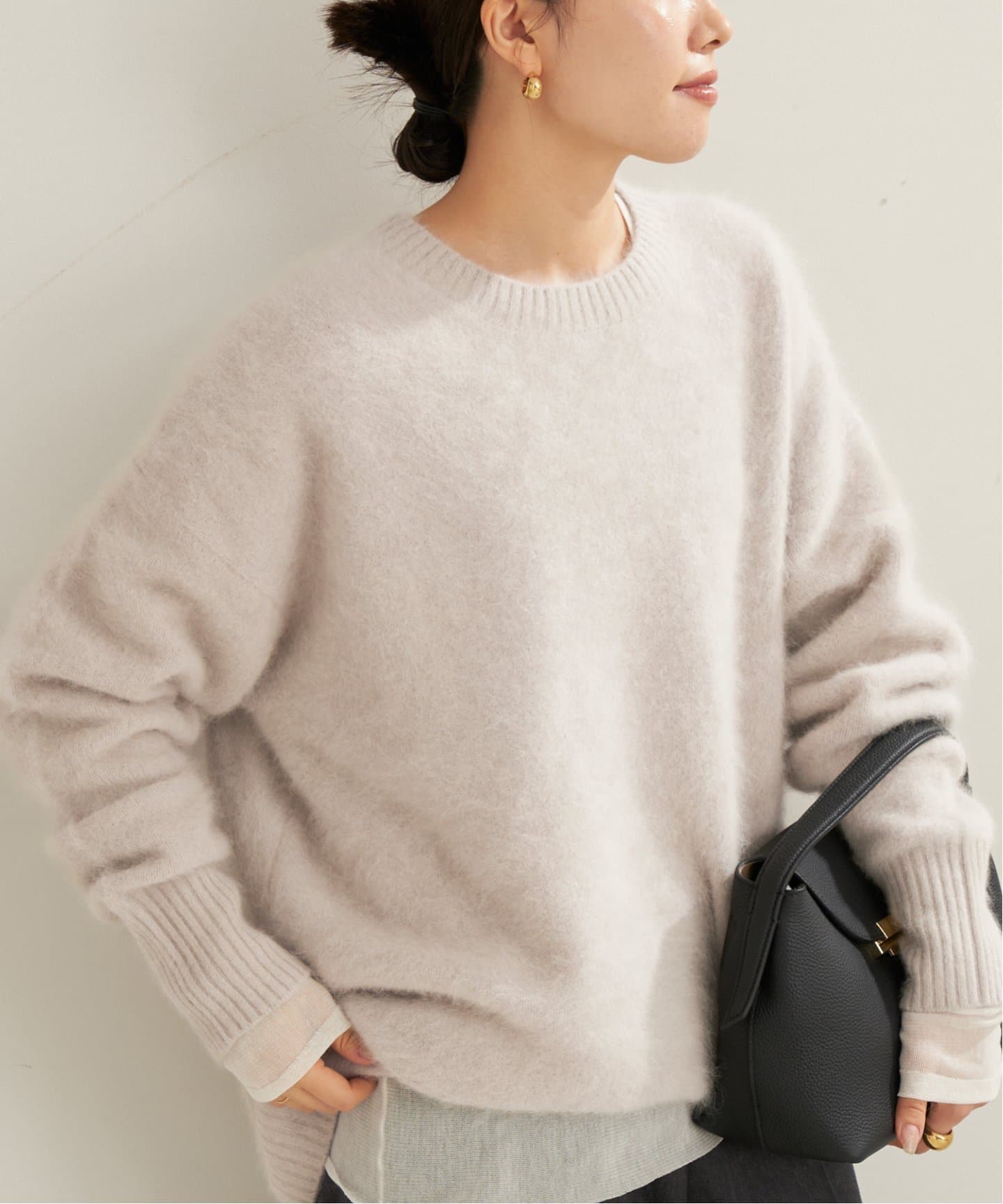 WEB限定追加》Fur Nuance プルオーバー（ニット／セーター）｜Plage