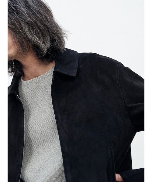 LIDNM（リドム）の「SUPER SOFT SHEEP SUEDE ZIP（ブルゾン）」 - WEAR