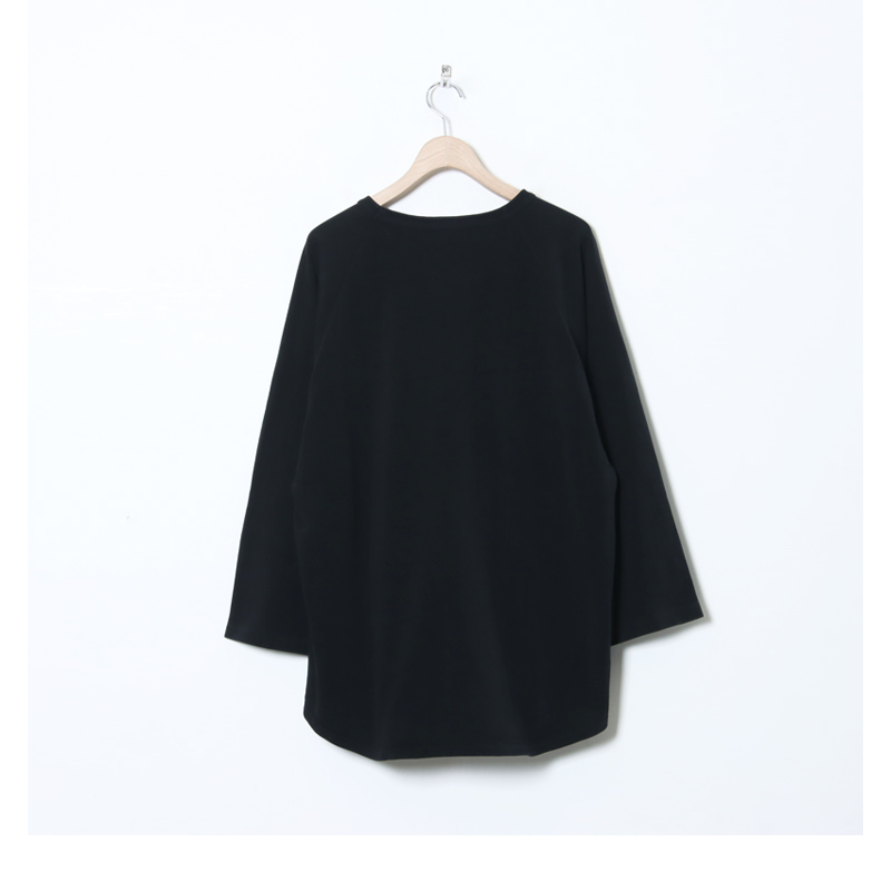 COMOLI (コモリ) コットンジャージ ベースボールTシャツ