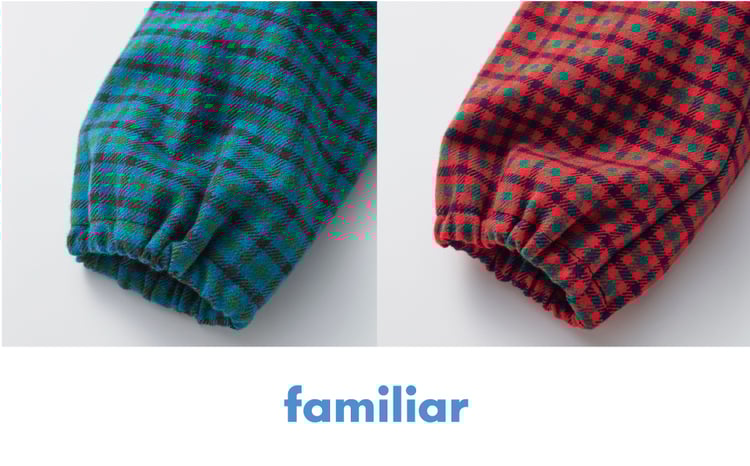 80cm・青系ファミリアチェック】【ファミリア（familiar）】ワンピース