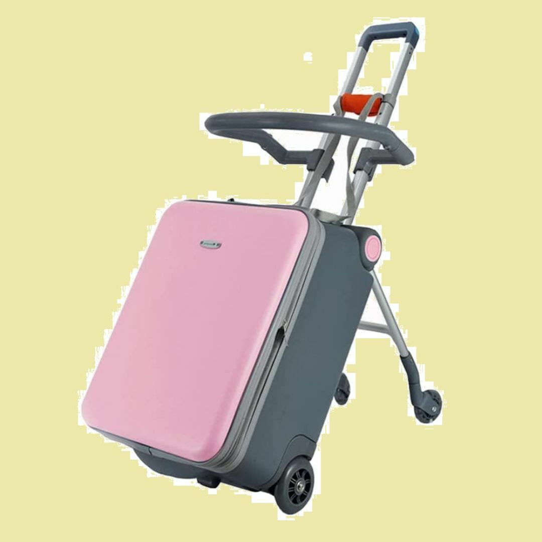 色:Pink】[Dudode] 子供用スーツケース乗れる キッズキャリーケースの