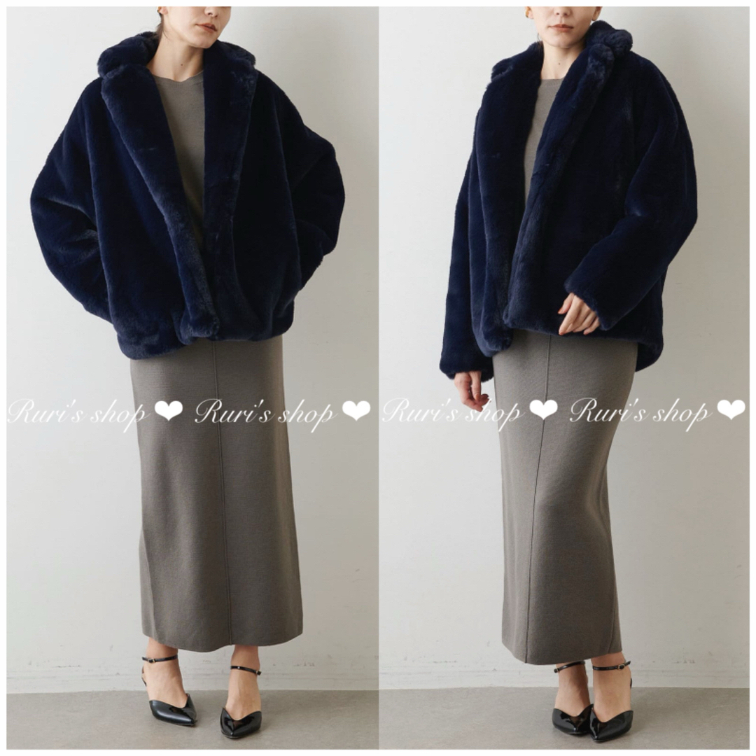 ウィムガゼット エコファーショートブルゾン