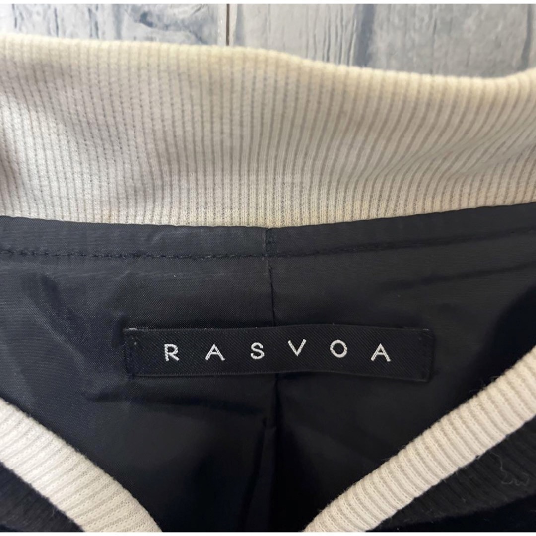 RASVOA - RASVOA ラスボア ベロア スカジャン 別珍 L 龍 ドラゴン 刺繍