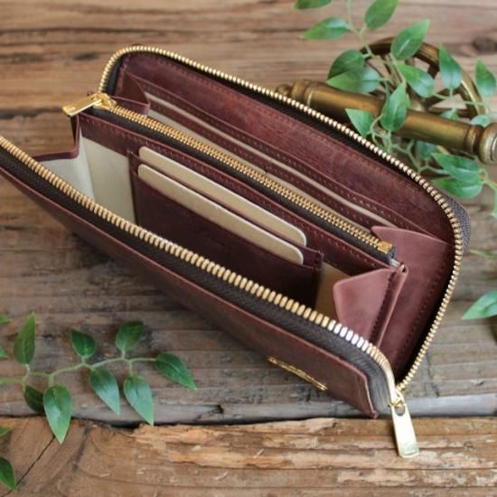 Bloody Mary ブラウン レザー 長財布 Bloody Mary｜ブラッディマリー