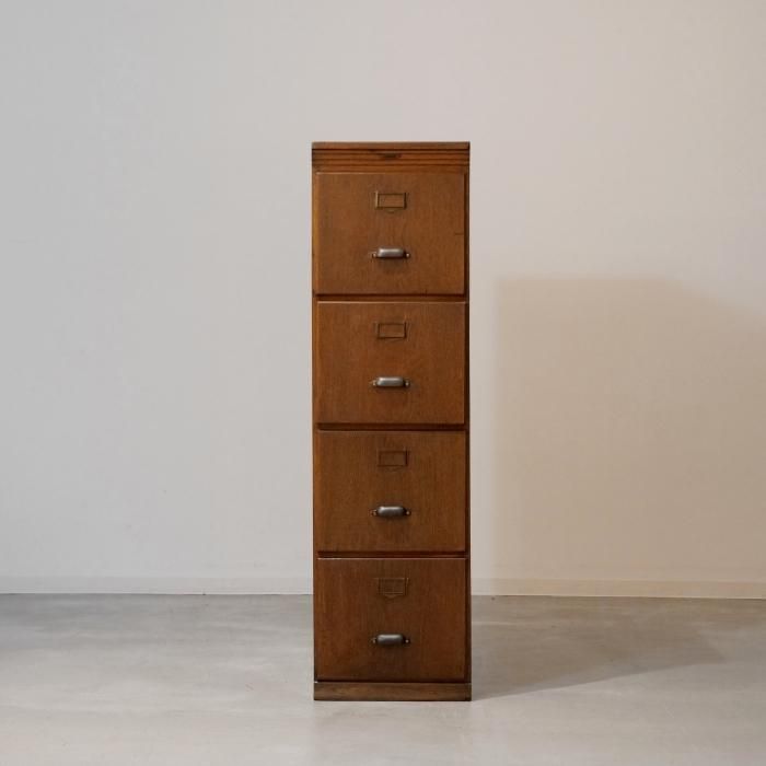 GC1472｜洋服・ファイルキャビネット収納（オーク）フレンチビンテージ