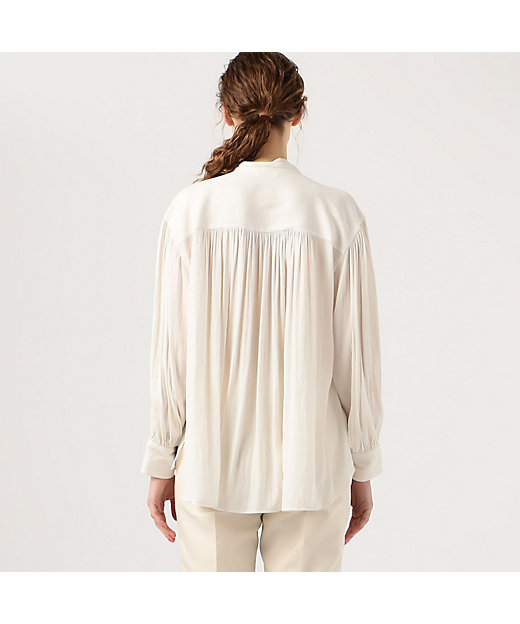 フローツイル ワイドボウタイブラウス | maison TOMORROWLAND/メゾン