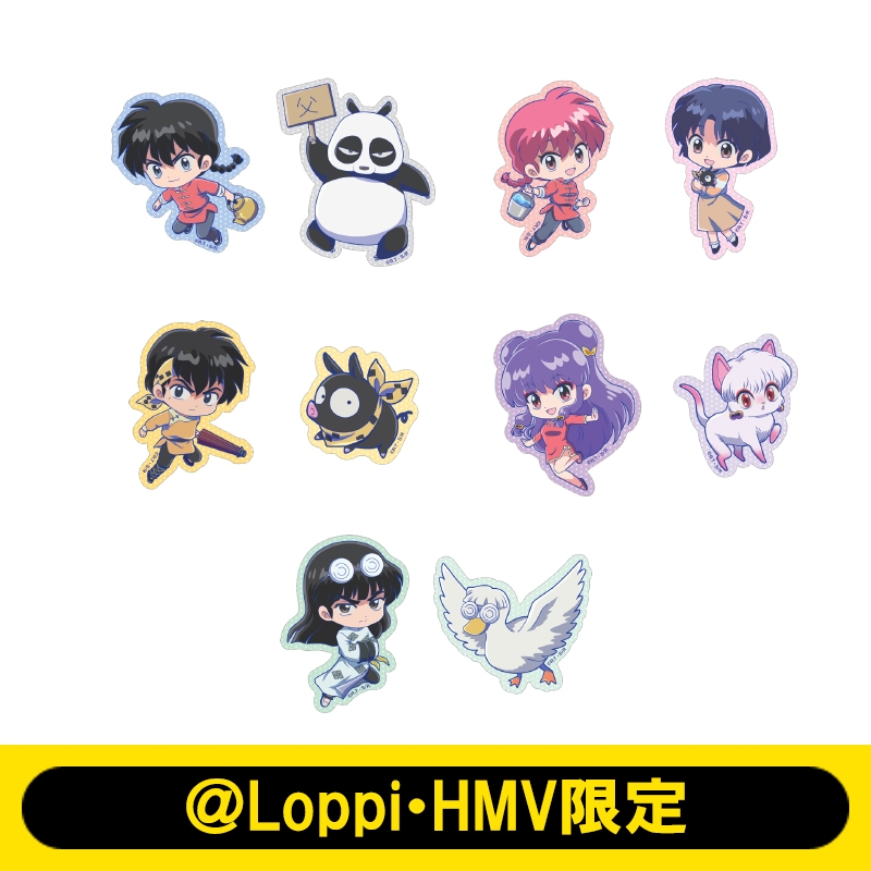 らんま1/2 ダイカットステッカー6種セット【＠Loppi・HMV限定】 | j