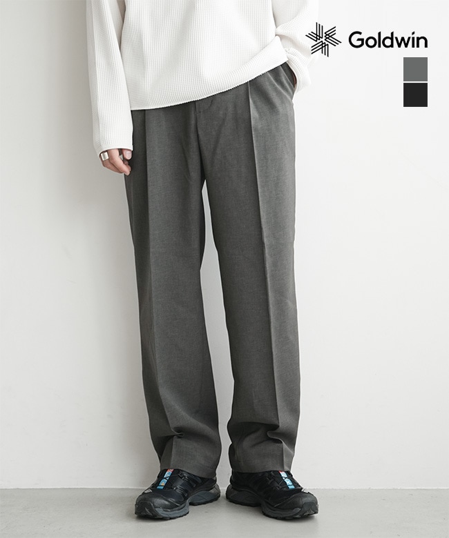 GL75180]Goldwin(ゴールドウィン) One Tuck Straight Pants ワンタック