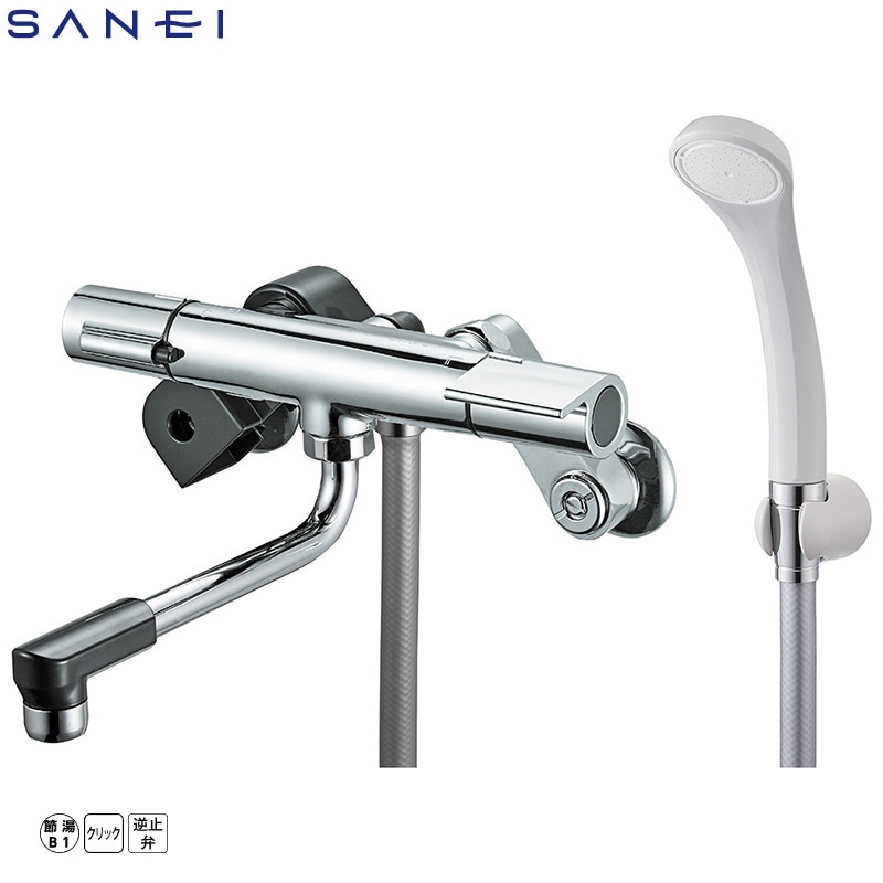 ユアサプライムス.com｜SANEI 壁付サーモスタットシャワー混合栓 一般