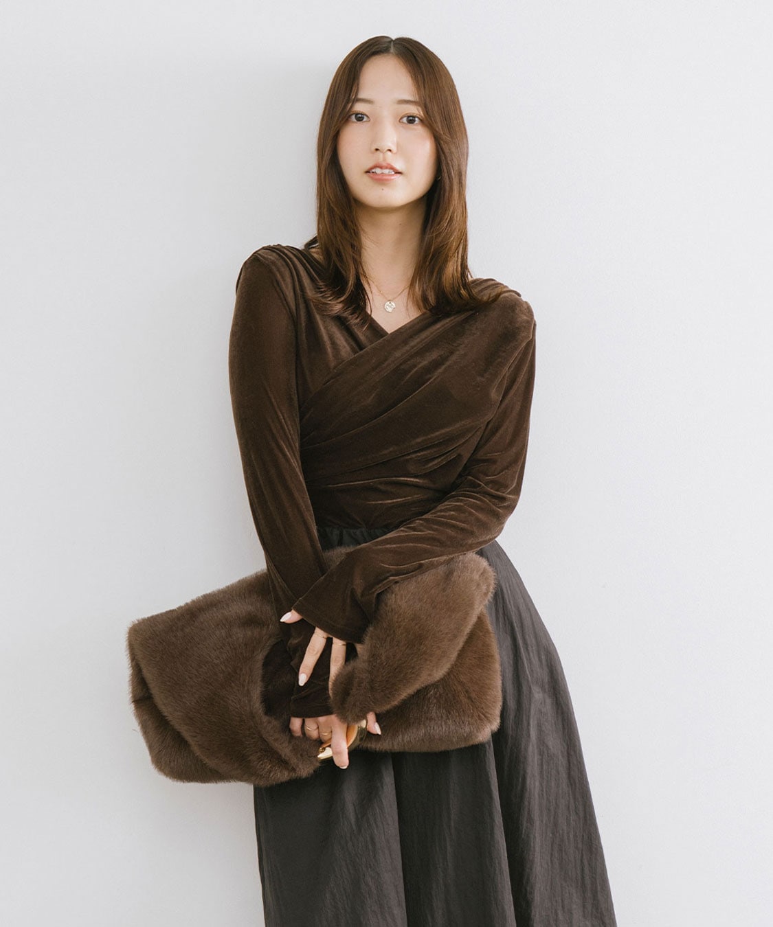 SALE】COCODEAL ベロアドッキングワンピース 75615344|apricot online shop