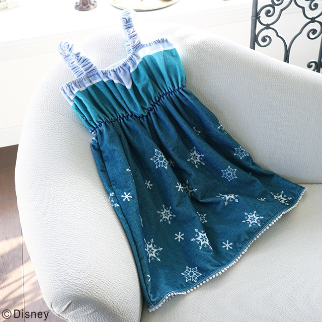 ディズニー アナと雪の女王 プチドレスエルサ 子供用 ドレス型タオル