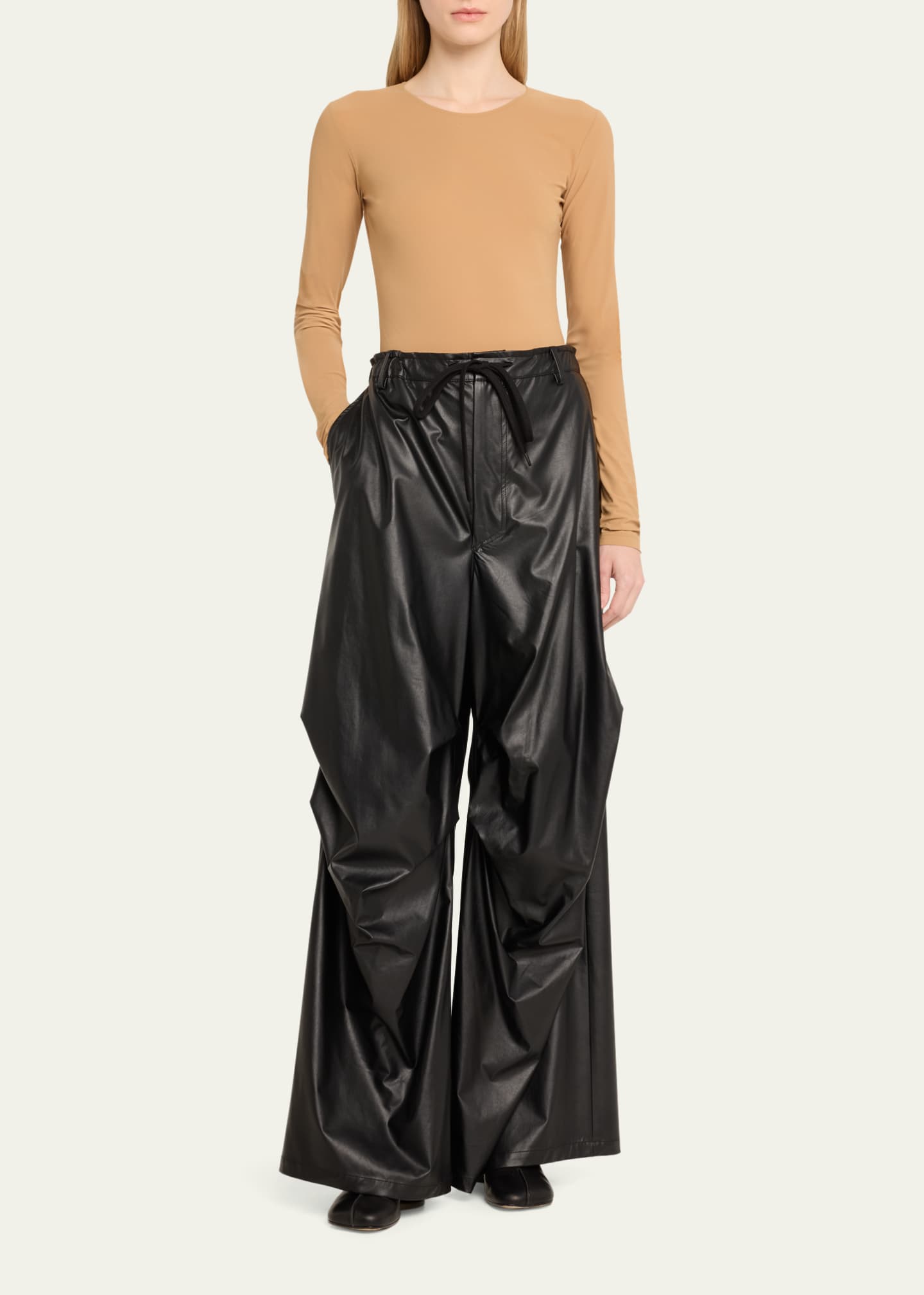 MM6 Maison Margiela Long-Sleeve Bodysuit - Bergdorf Goodman