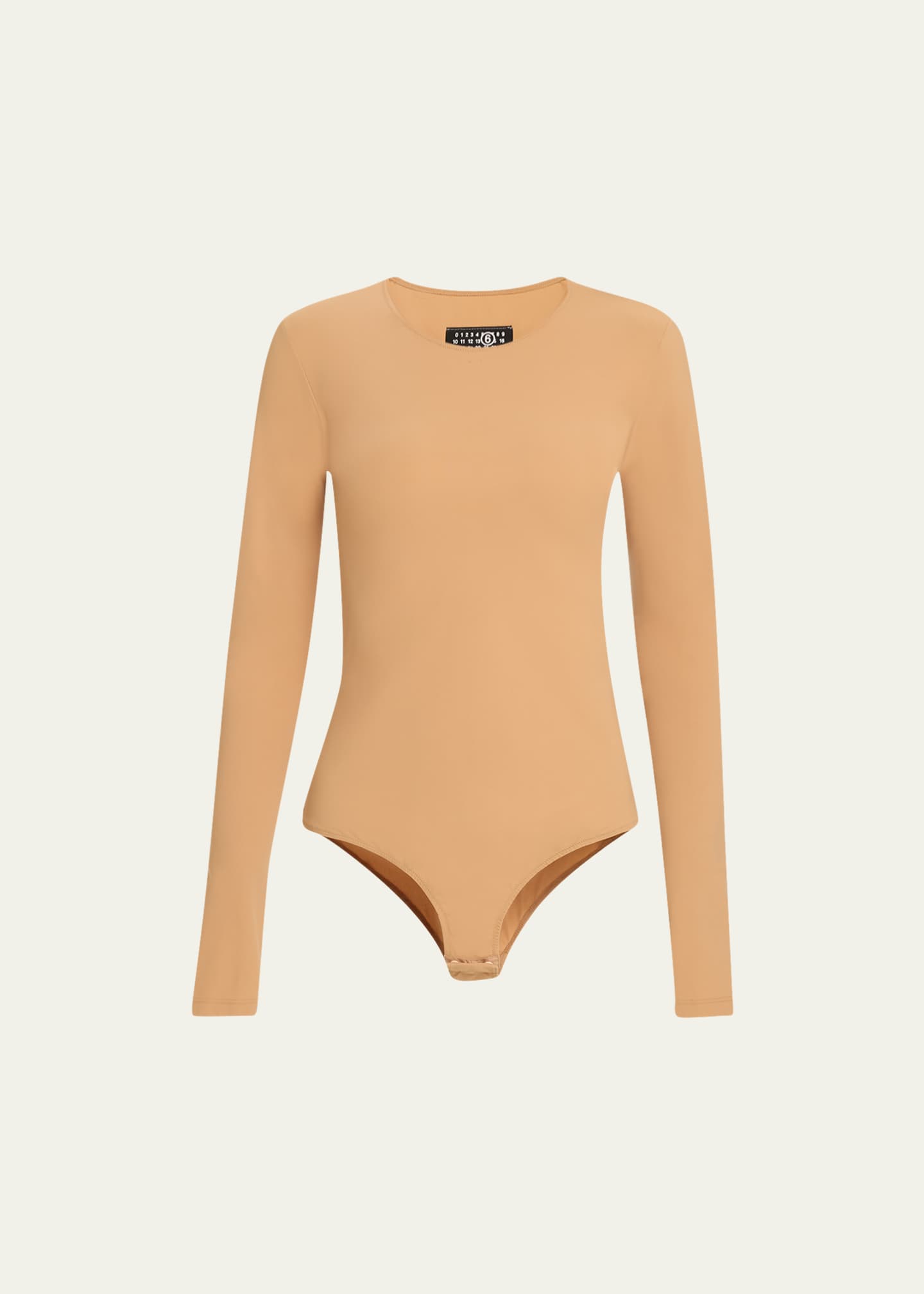 MM6 Maison Margiela Long-Sleeve Bodysuit - Bergdorf Goodman