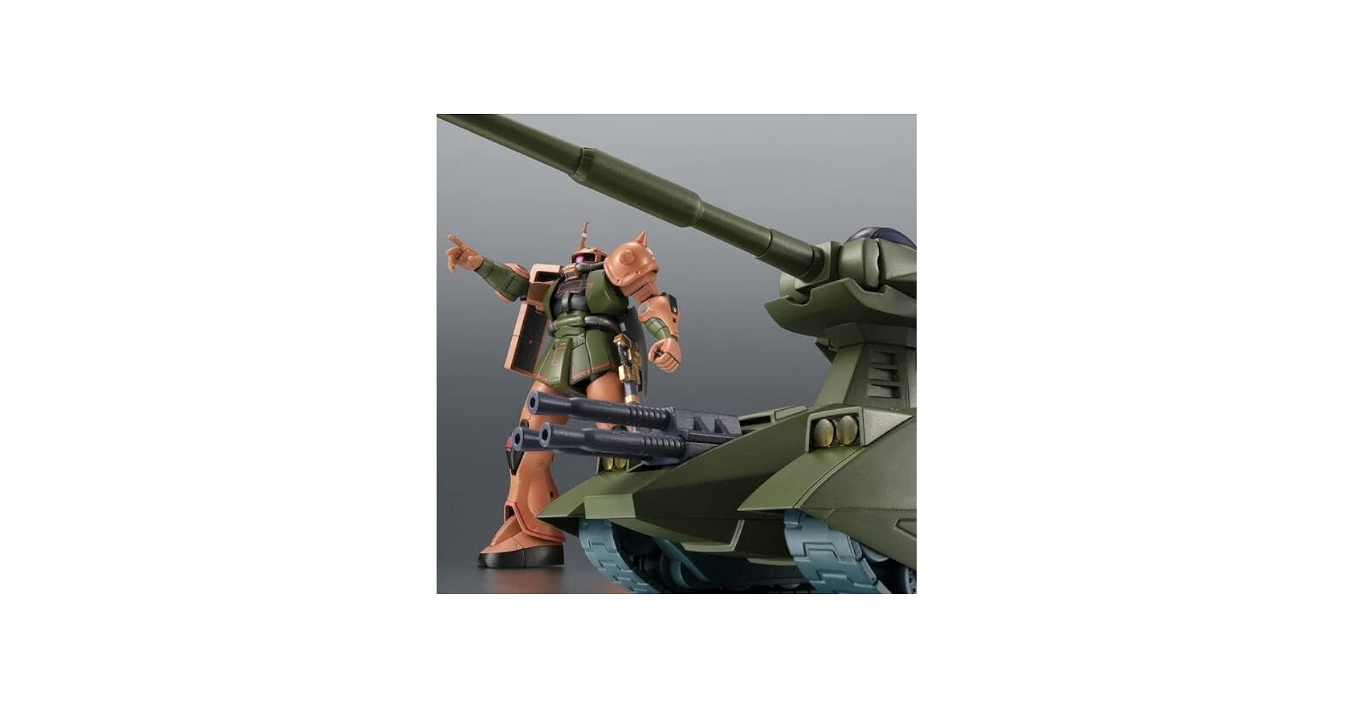 Amazon.co.jp: ROBOT魂 ＜SIDE MS＞ MS-06FS ガルマ専用ザクll＆マゼラ