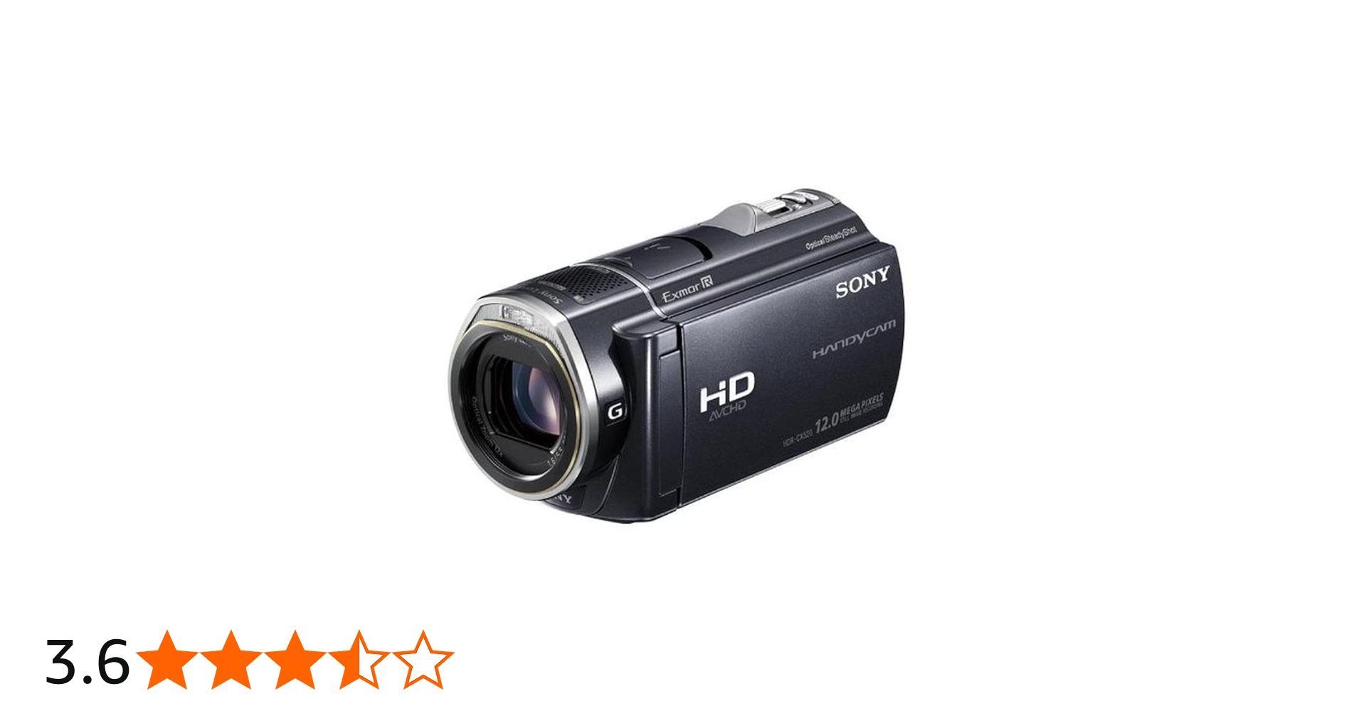 Amazon.co.jp: SONY デジタルHDビデオカメラレコーダー CX520V 内蔵