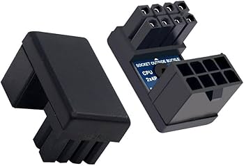 Amazon.co.jp: Chenyang 2 パック ATX 8 ピン EPS 12V 180 度角度付き
