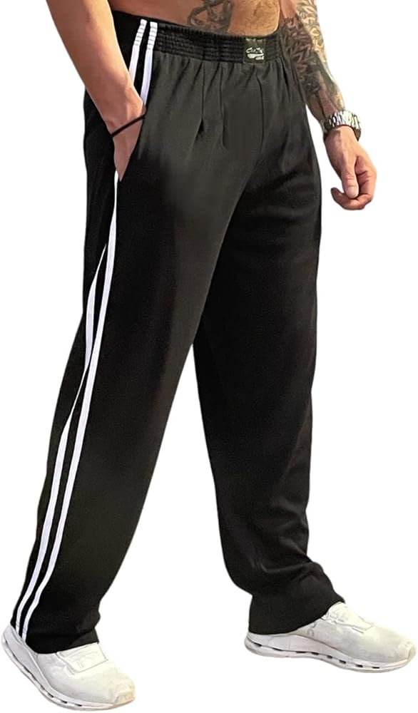 Crazee Wear Style 500Str Relaxed Fit Solid Black Baggy Gym