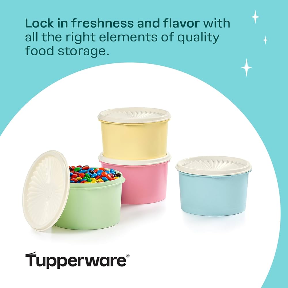 Amazon｜Tupperware Heritage Collection 食品保存キャニスター8点