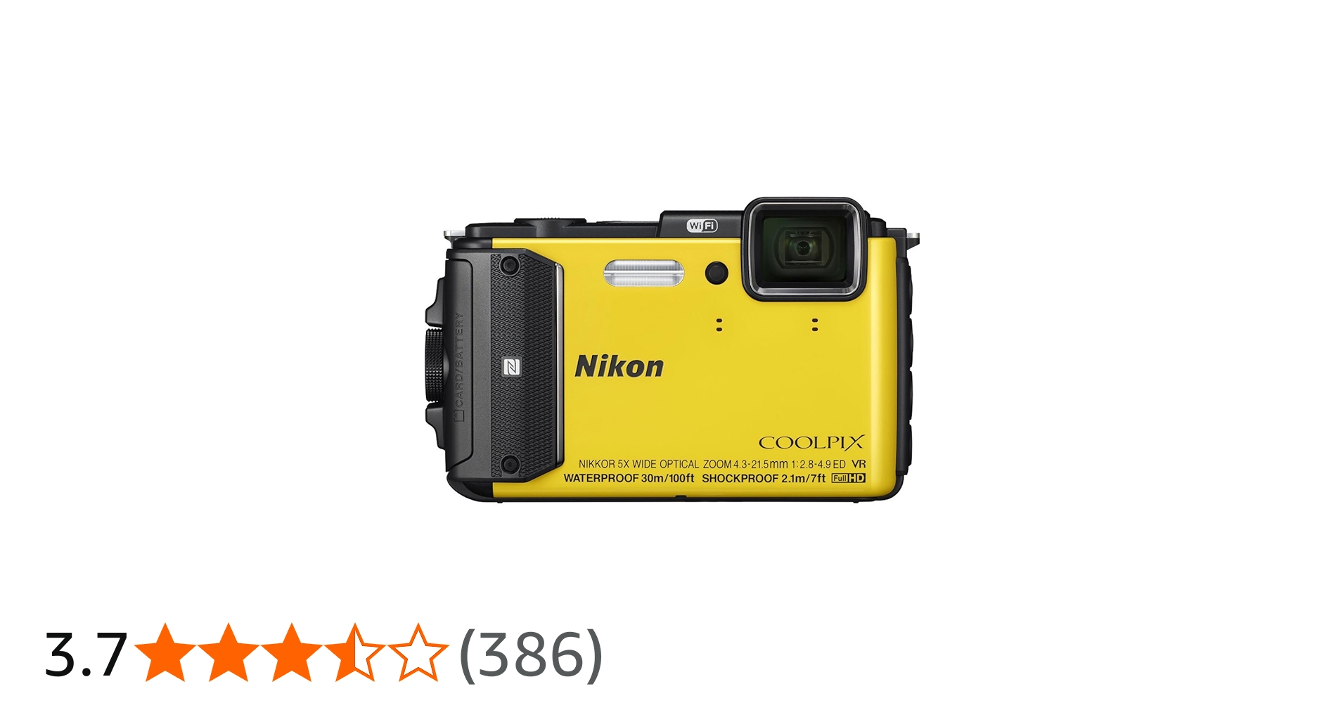 Amazon Canada: Nikon COOLPIX AW130 Waterproof Digital Camera with