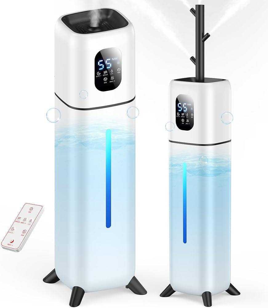 Amazon.co.jp: 加湿器 大容量 9L【5重除菌&AI自動恒湿&ハイブリッド式