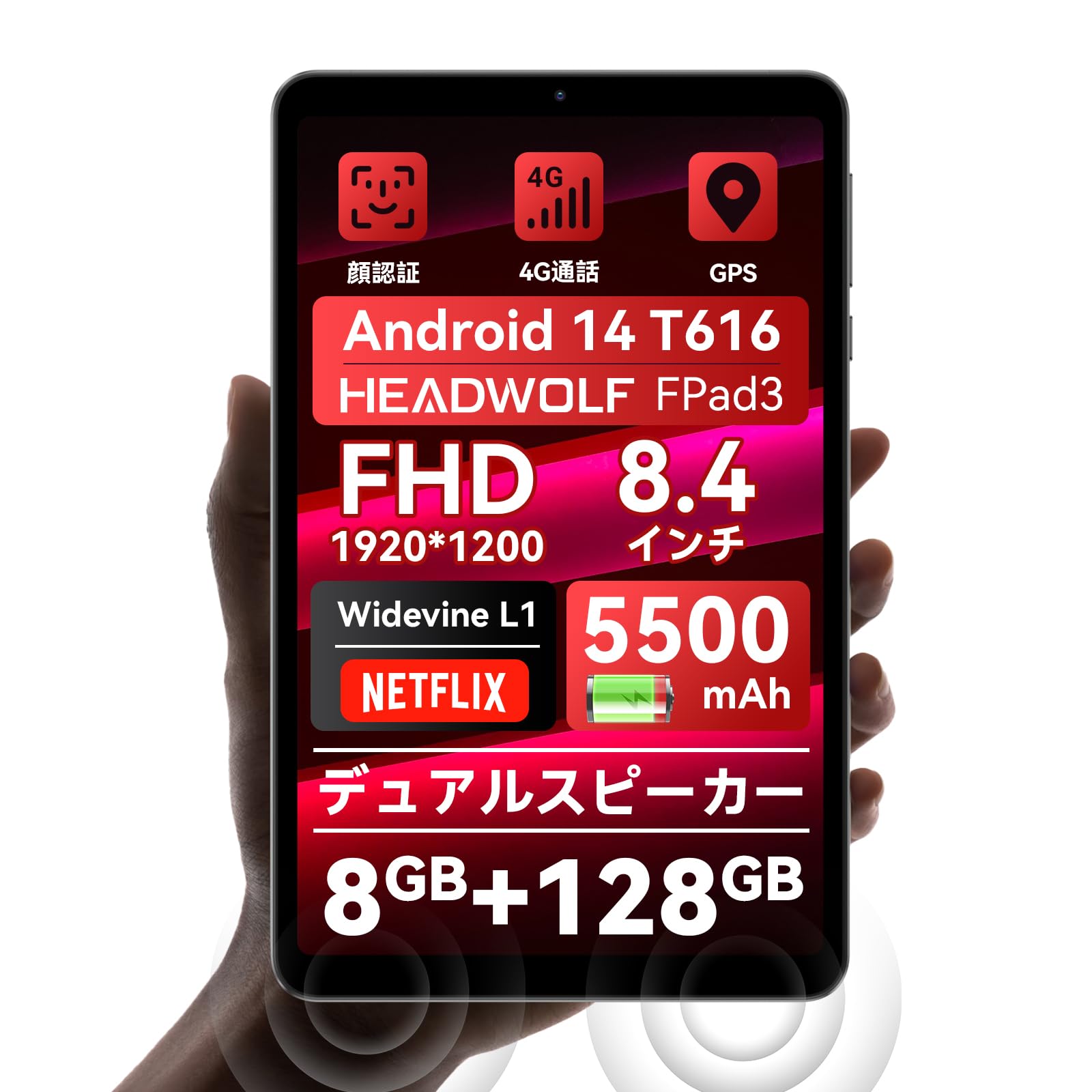 Amazon.co.jp: タブレット 8インチ Headwolf FPad3 タブレット SIM