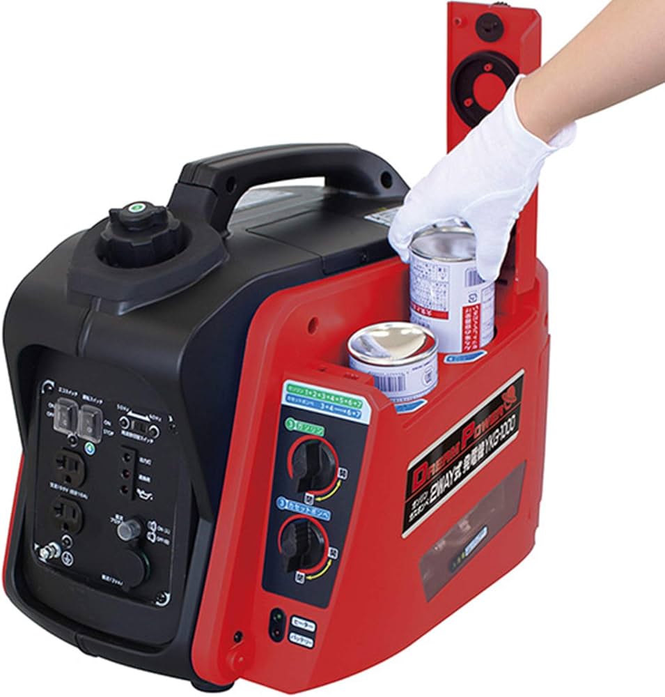 Amazon | ニチネン カセットボンベが使える手軽な発電機 (カセット