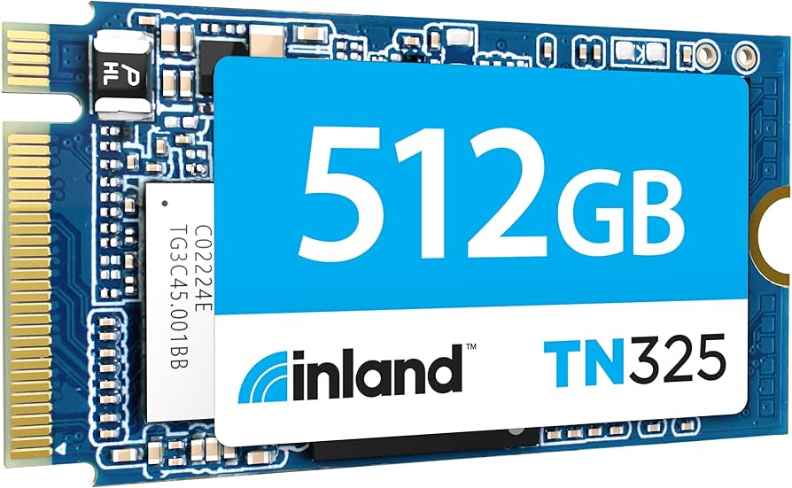 INLAND M.2 2242 512GB SSD NVMe PCIe Gen 3x4 Internal Solid State