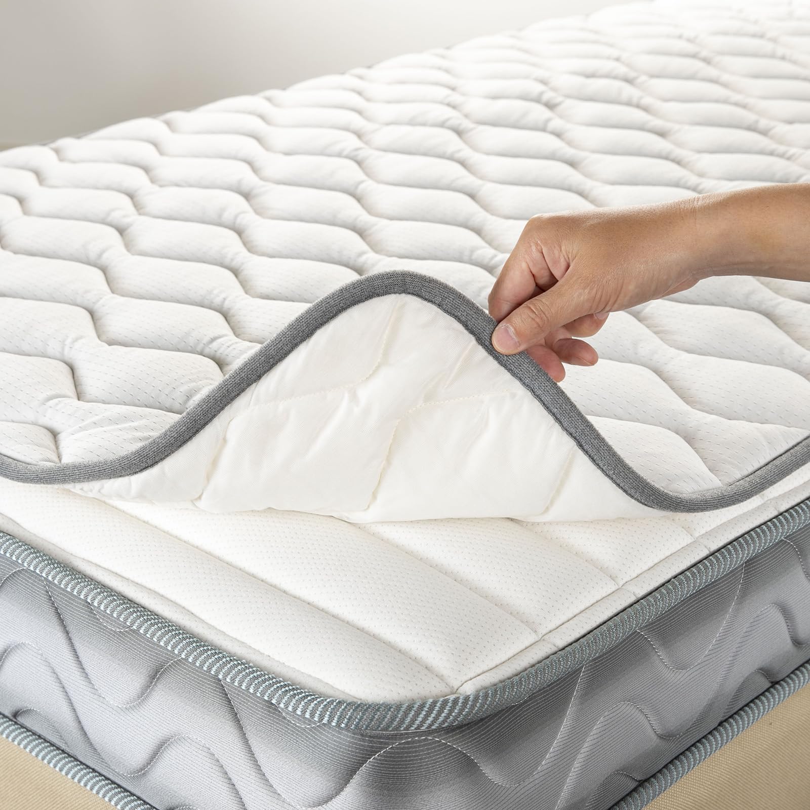 Amazon.co.jp : 【フランスベッド正規品】 ベッドパッド グレー