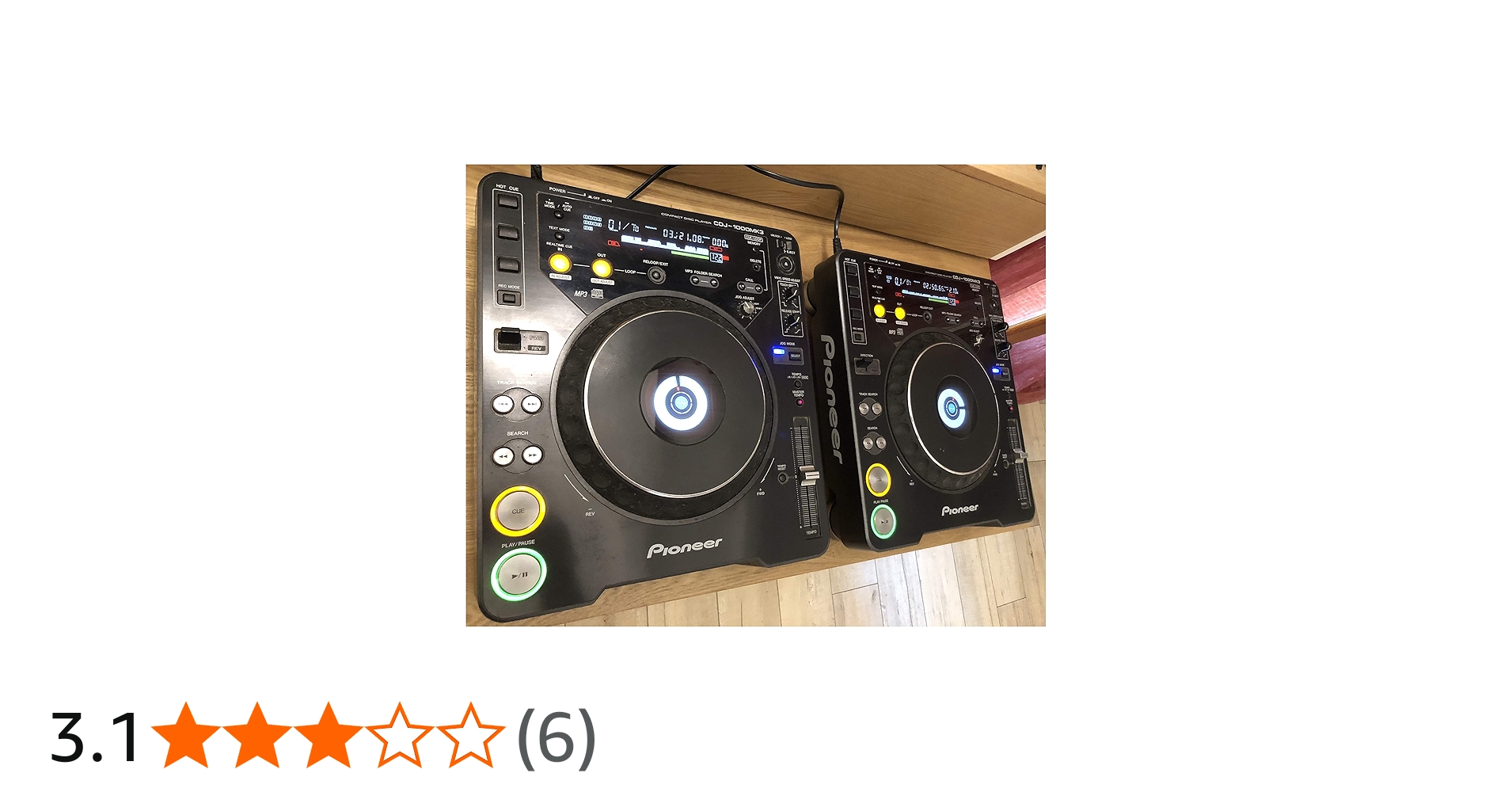 Pioneer CDJ-1000MK3 Black DJ Workstation with MP3 Player