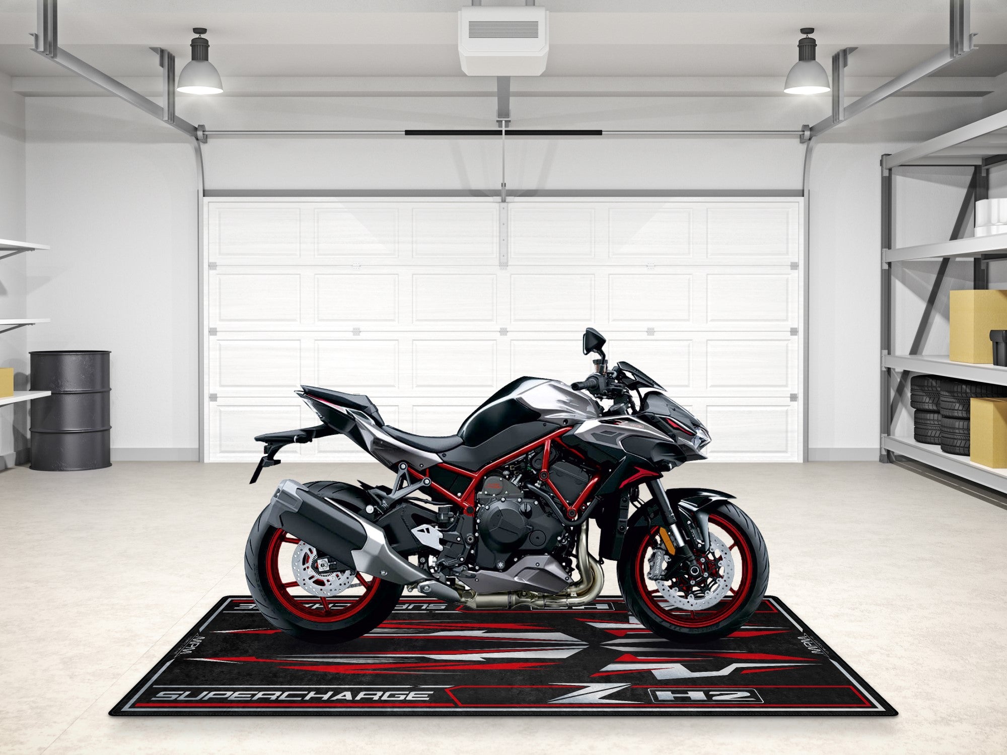 MPM Motorcycle Mat for Kawasaki ZH2 - MM7418